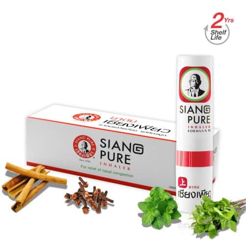 Inhaler for Nose De-Congestion - Siang Pure - Premium - (2 cc)